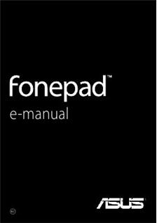 Asus Fonepad manual. Camera Instructions.